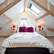 Little Barn Bedroom Beams